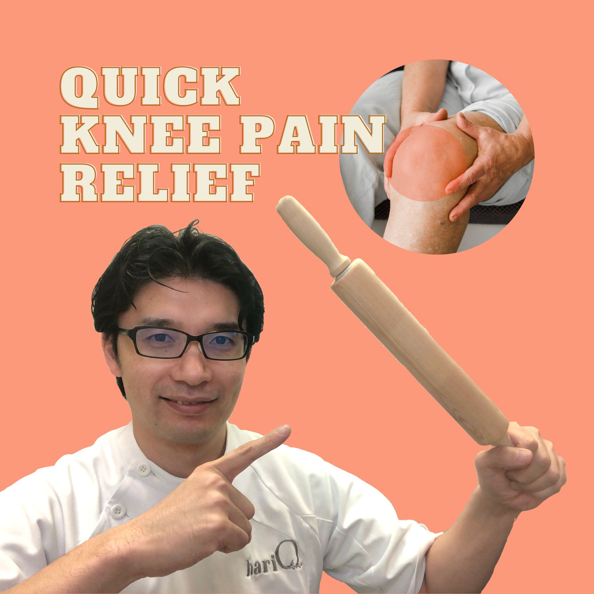 How To Treat Your Knee Pain at Home with A Rolling Pin
