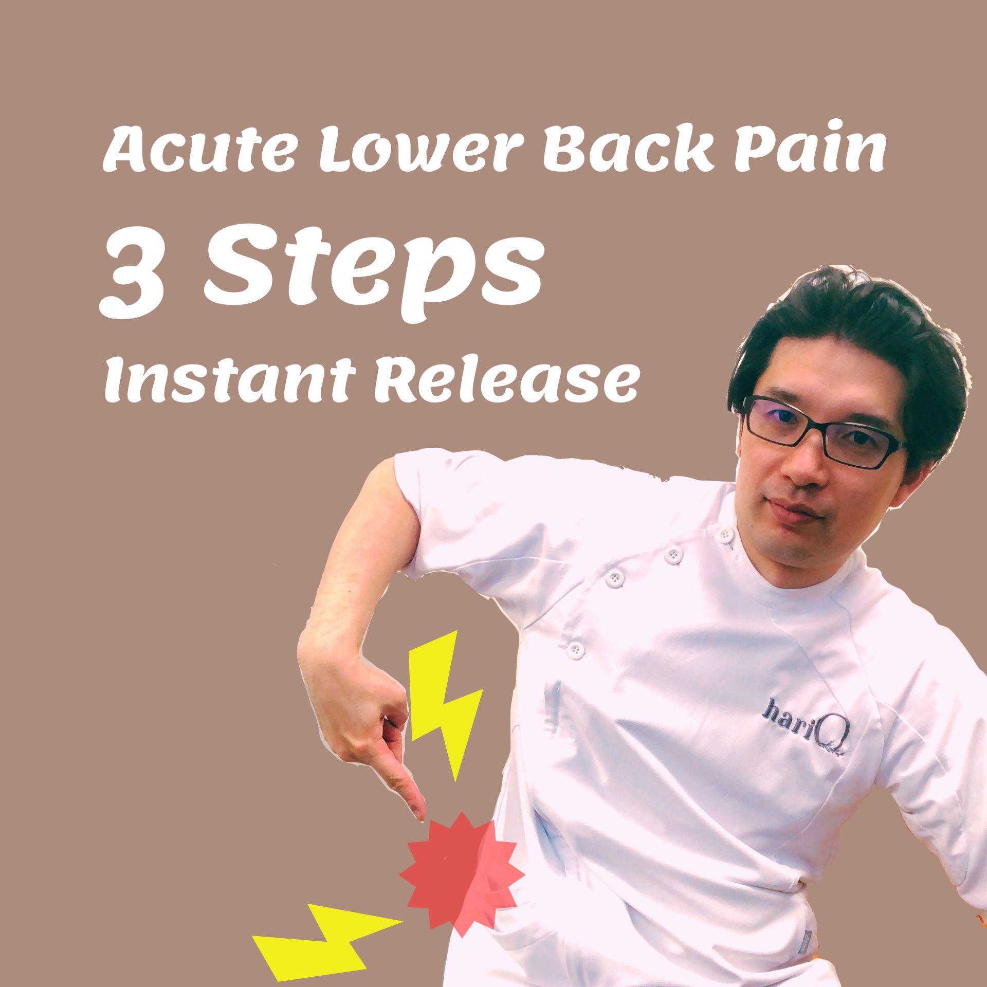 Acute Lower Back Pain 3 Steps