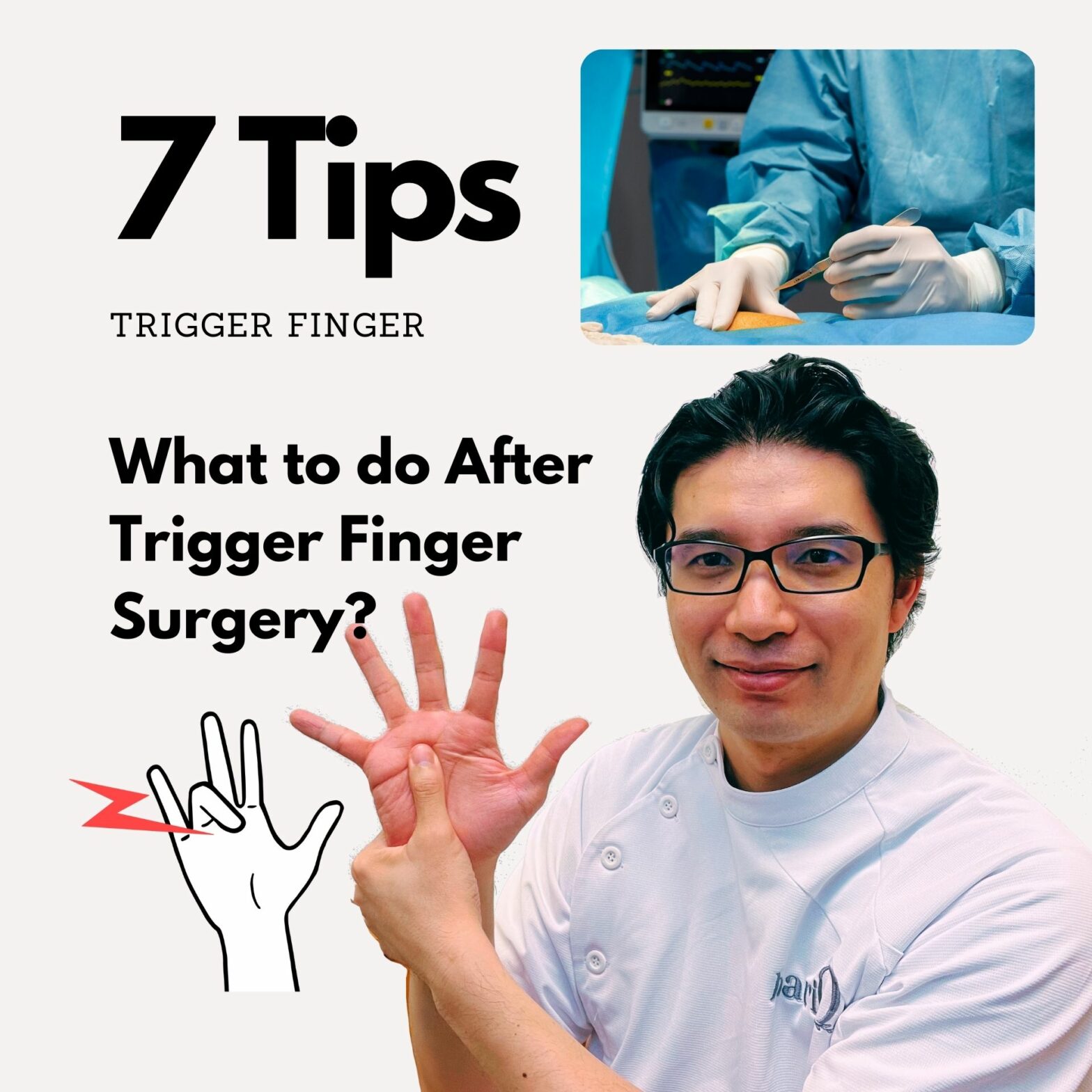 7 Tips after trigger finger surgery